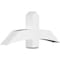 Ekena Millwork Bellingham Architectural Grade PVC Gable Bracket, 48"W x 20"H x 6"D x 6"F, 10/12 Pitch GBP048X20X0606BEL00 - alternate 1